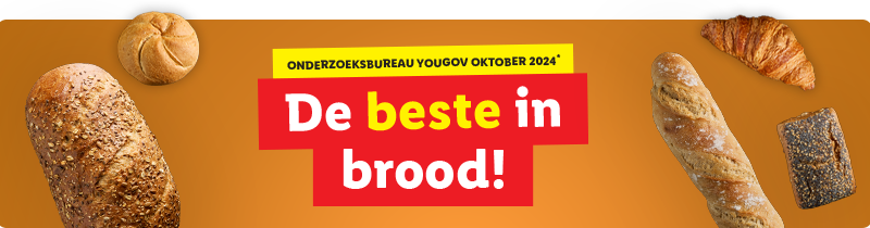 Lidl is de beste in brood!