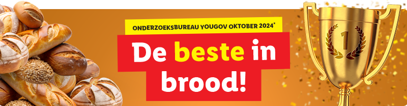 Lidl is de beste in brood!