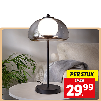 LED-tafellamp: 29.99 per stuk