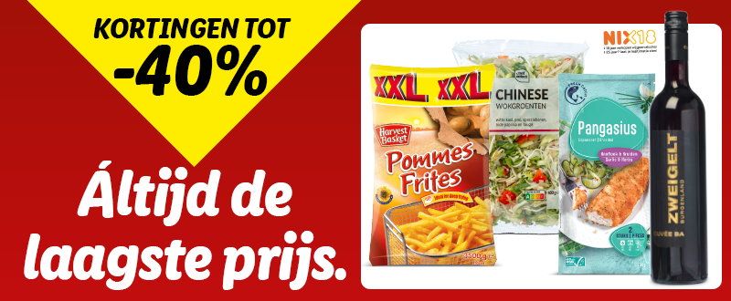 Altijd de laagste prijs: hoge kortingen op vele producten