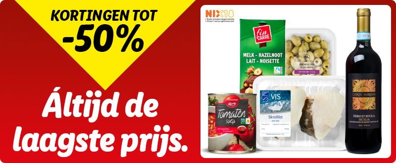 Altijd de laagste prijs: hoge kortingen op vele producten