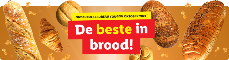 Lidl is de beste in brood!
