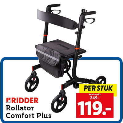 Rollator: 119,- per stuk