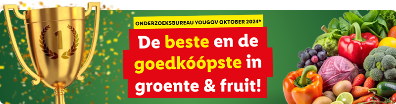 Lidl is 11x de beste in groente & fruit