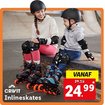Inlineskates: nu vanaf 24.99*