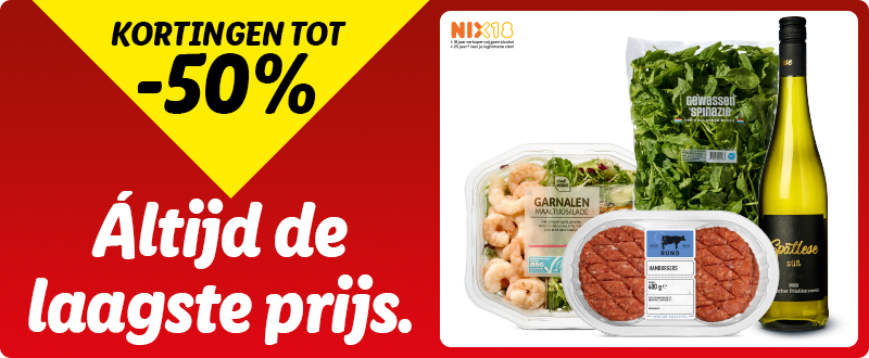 Altijd de laagste prijs: hoge kortingen op vele producten