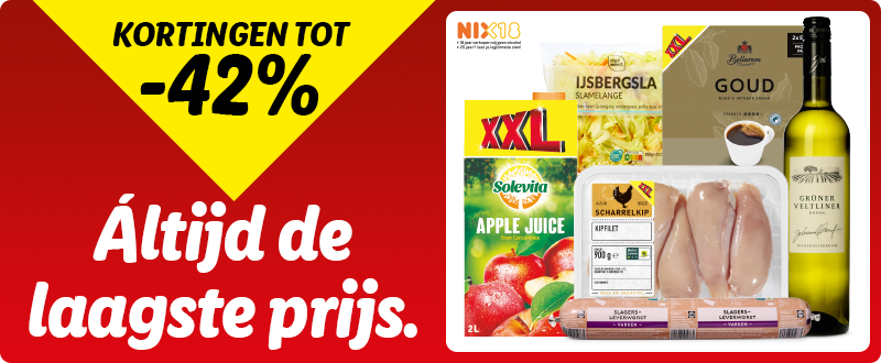 Altijd de laagste prijs: hoge kortingen op vele producten