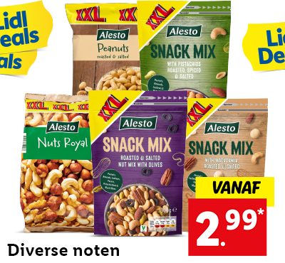 Diverse noten vanaf 2.99*
