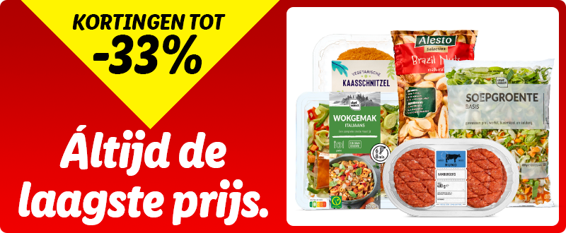 Altijd de laagste prijs: hoge kortingen op vele producten