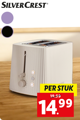 Silvercrest Broodrooster: 14.99 per stuk