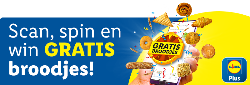 Scan, spin en win gratis broodjes